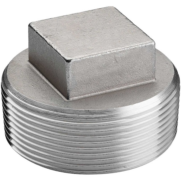 Kingdom 1-1/4 Plug, 304 Stainless Steel, MNPT, Class 150, 300 PSI K417-20 - main
